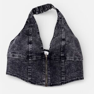 Windsor Charcoal Halter Top